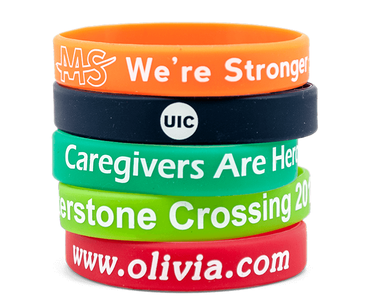 Silk Screen Wristbands